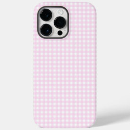 F & L Pink Gingham Case-Mate iPhone 14 Pro Max Hoesje