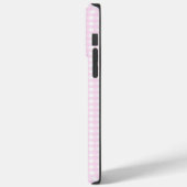 F & L Pink Gingham Case-Mate iPhone Case (Achterkant / Links)