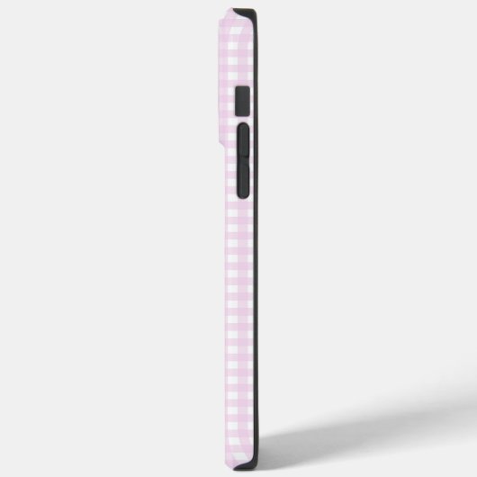 F & L Pink Gingham Case-Mate iPhone Case (Achterkant / Links)