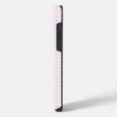 F & L Pink Gingham iPhone Hoesje (Linkerkant)