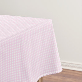 F & L Pink Gingham Tafelkleed