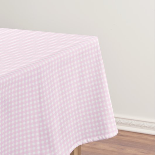 F & L Pink Gingham Tafelkleed (Voorbeeld)