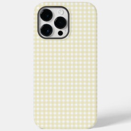 F & L Yellow Gingham Case-Mate iPhone 14 Pro Max Hoesje