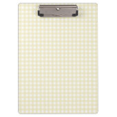 F & L Yellow Gingham Klembord (Voorkant)