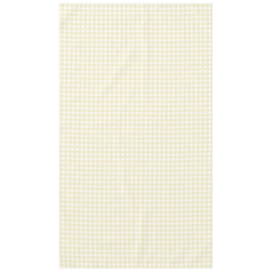 F & L Yellow Gingham Tafelkleed (Voorkant)