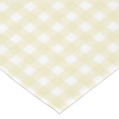 F & L Yellow Gingham Tafelkleed (Gekanteld)