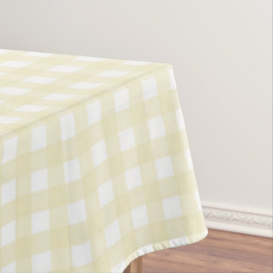 F & L Yellow Gingham Tafelkleed