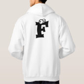 F, letter met oogballen hoodie (Achterkant)