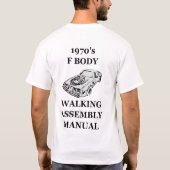 F LICHAAMVERBLIJFSTITEL T-SHIRT (Achterkant)