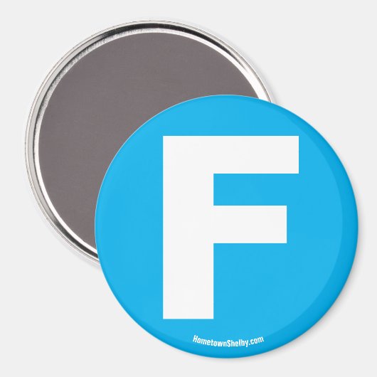 F MAGNEET (Voorkant / Achterkant)