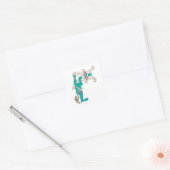 F - MINIATURE VIERKANTE STICKER (Envelop)