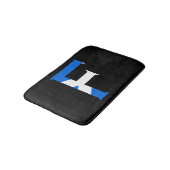 F Monogram bedekt met Schotse vlag bmcnt Badmat (Gekanteld)