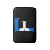 F Monogram bedekt met Schotse vlag bmcnt Badmat (Voorkant Verticaal)