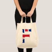 F Monogram bedekt op Union Jack Flag gtcnt Tote Bag (Voorkant (product))
