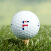 F Monogram bedekt op Union Jack Flag tmtp5 gbcnt Golfballen (Insitu Shirt)
