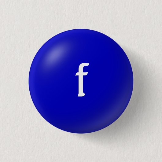 F Monogram Button (Voorkant)