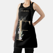 F Monogram gepersonaliseerd pron Schort (Insitu)