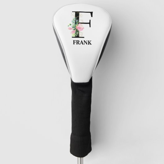  F Monogram Initiaal Golfheadcover (Voorkant)