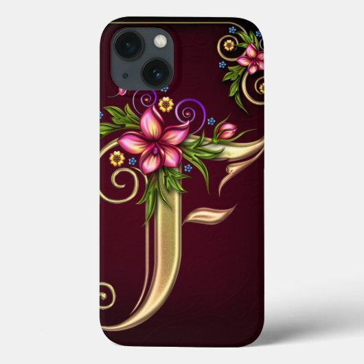 F Monogram iPad-aircase Case-Mate iPhone Case (Achterkant)