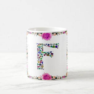 F Monogram Koffiemok