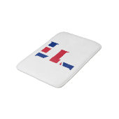 F Monogram overlay op Union Jack Flag bmt Badmat (Gekanteld)
