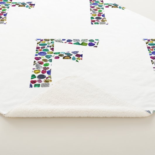 F Monogram Sherpa Deken (3/4)