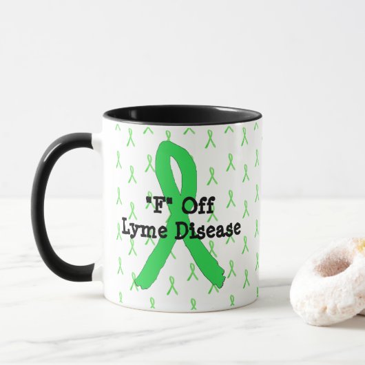 F Off Lyme Ziekte Mok (Met donut)