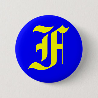 F - OUD ENGELS RONDE BUTTON 5,7 CM