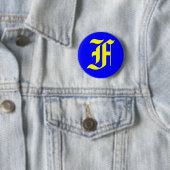 F - OUD ENGELS RONDE BUTTON 5,7 CM (In situ)