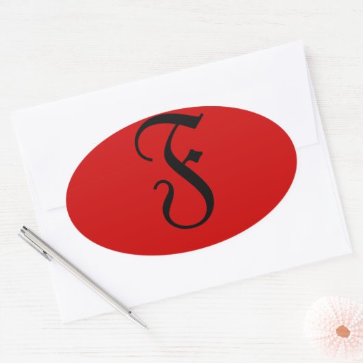 F OVALE STICKER (Envelop)