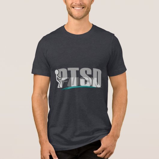 F PTSD Tri-Blend SHIRT (Voorkant)