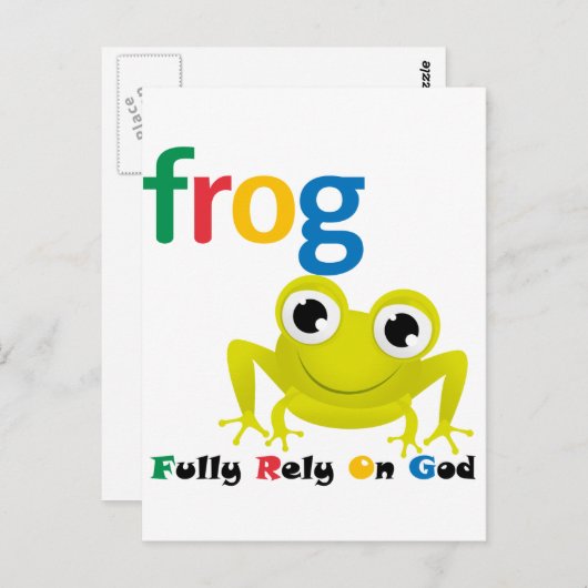 F.R.O.G. BRIEFKAART (Voorkant / Achterkant)