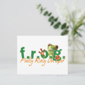 F.R.O.G. Briefkaart (Staand voorkant)