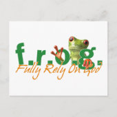 F.R.O.G. Briefkaart (Voorkant)