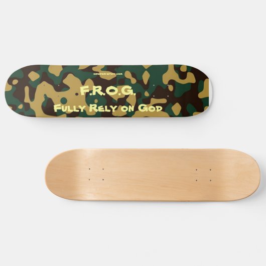 F.R.O.G. FROG SKATEBOARD (Horizontaal)