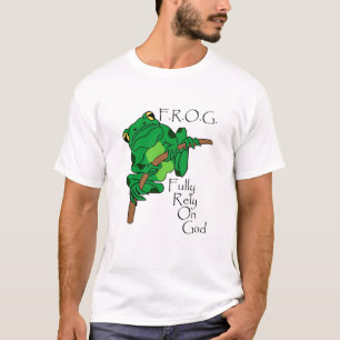 F.R.O.G. Vertrouw volledig op God #1 T-shirt