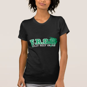 F.R.O.G. - Vertrouw volledig op God (groen) T-shirt