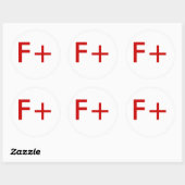 F+ RONDE STICKER (Vel)