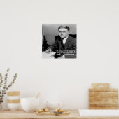 "F Scott Fitzgerald over “Goed Schrijven” Wijsheid Poster (Keuken)