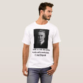 F. Scott Fitzgerald, over het algemeen.. T-shirt (Voorkant volledig)