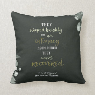 F. Scott Fitzgerald Quote Pillow Kussen