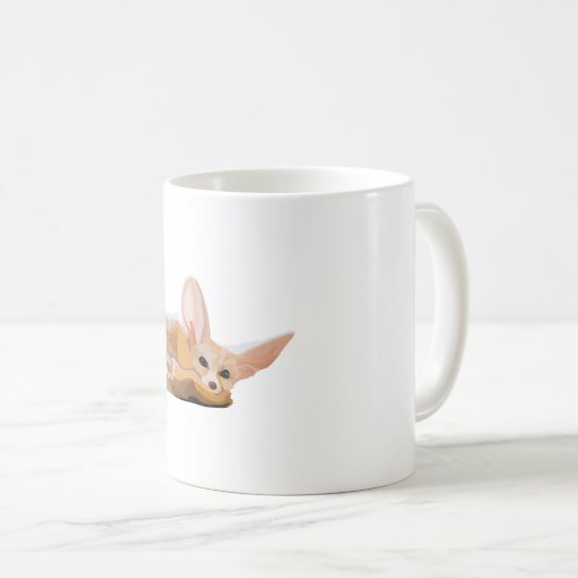 F staat voor Fennec Fox Koffiemok (Voorkant rechts)