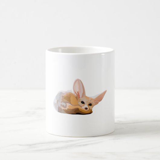 F staat voor Fennec Fox Koffiemok (Center)
