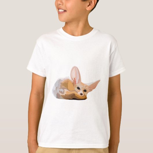 F staat voor Fennec Fox T-shirt (Voorkant)