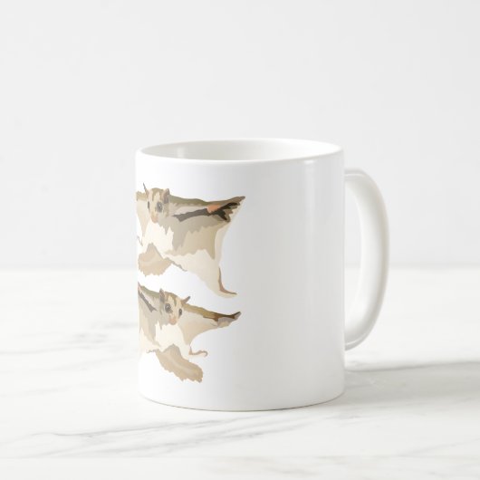 F staat voor Flying Squirrel Koffiemok (Voorkant rechts)