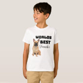 F staat voor Frenchie Dog T-shirt (Voorkant volledig)