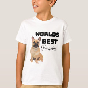 F staat voor Frenchie Dog T-shirt