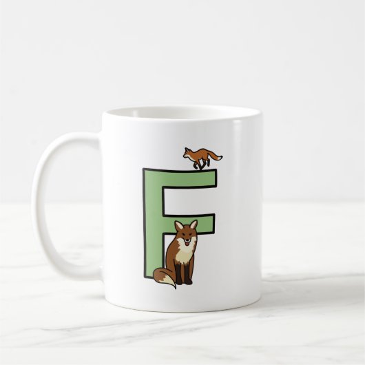 F staat voor… gepersonaliseerd koffiemok (Links)