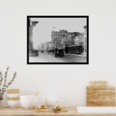F Street in Washington, DC 1910 Poster (Keuken)