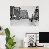 F Street, N.W. Washington D.C., 1915 Poster (Thuiskantoor)